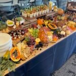 Catering Services Seattle WA - Shake Bartenders and Catering beautiful display of cured meats, cheeses, fruits, veggies, breads & crackers, floral, etc. for your next event.